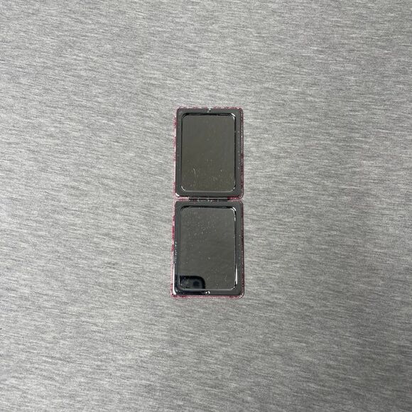Pink Glitter Lips Rectangular Foldable Compact Pocket - Picture 4 of 10